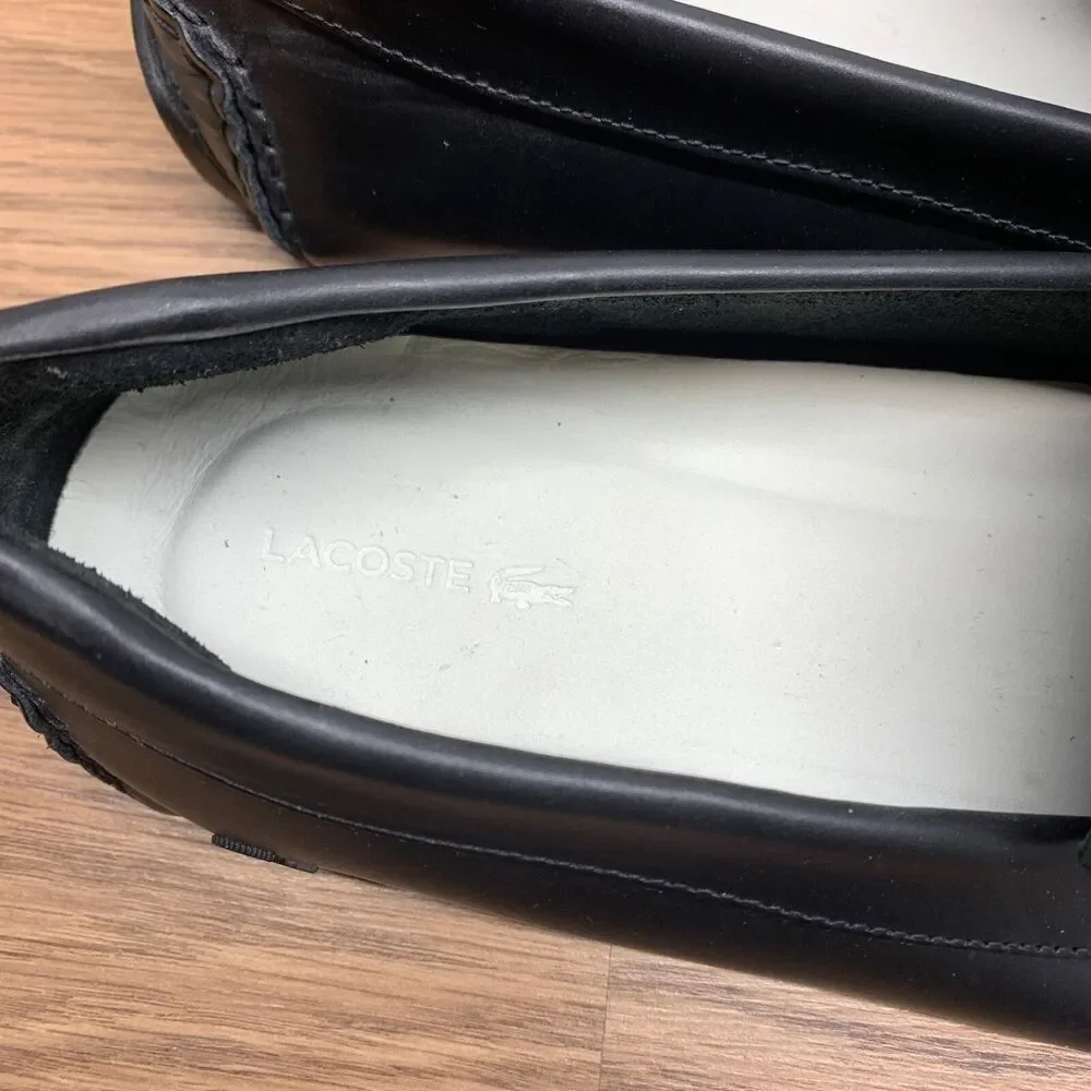Lacoste Mens Piloter‎ 117 1 Loafer Fashion Black Size 11 US Casual Shoes Slip On
